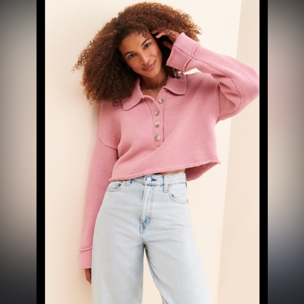 Show Me Your MUMU Crawford Collared Sweater